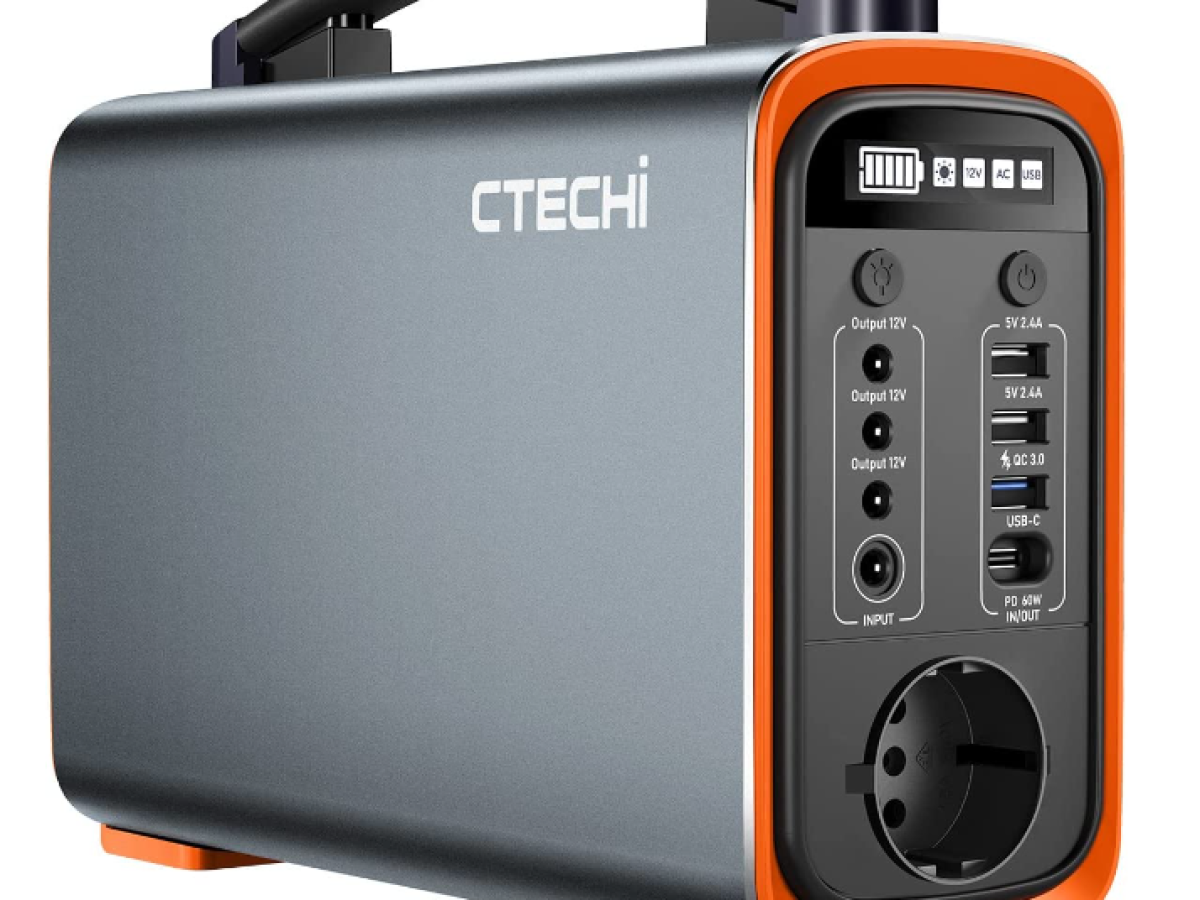 CTECHi – générateur solaire Portable LiFePO4, 240 Wh, avec panneau